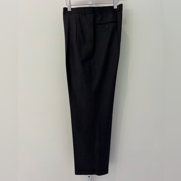 LAUREN RALPH LAUREN GRAY PINSTRIPE MEN'S SUIT 44L - Picture 9 of 17